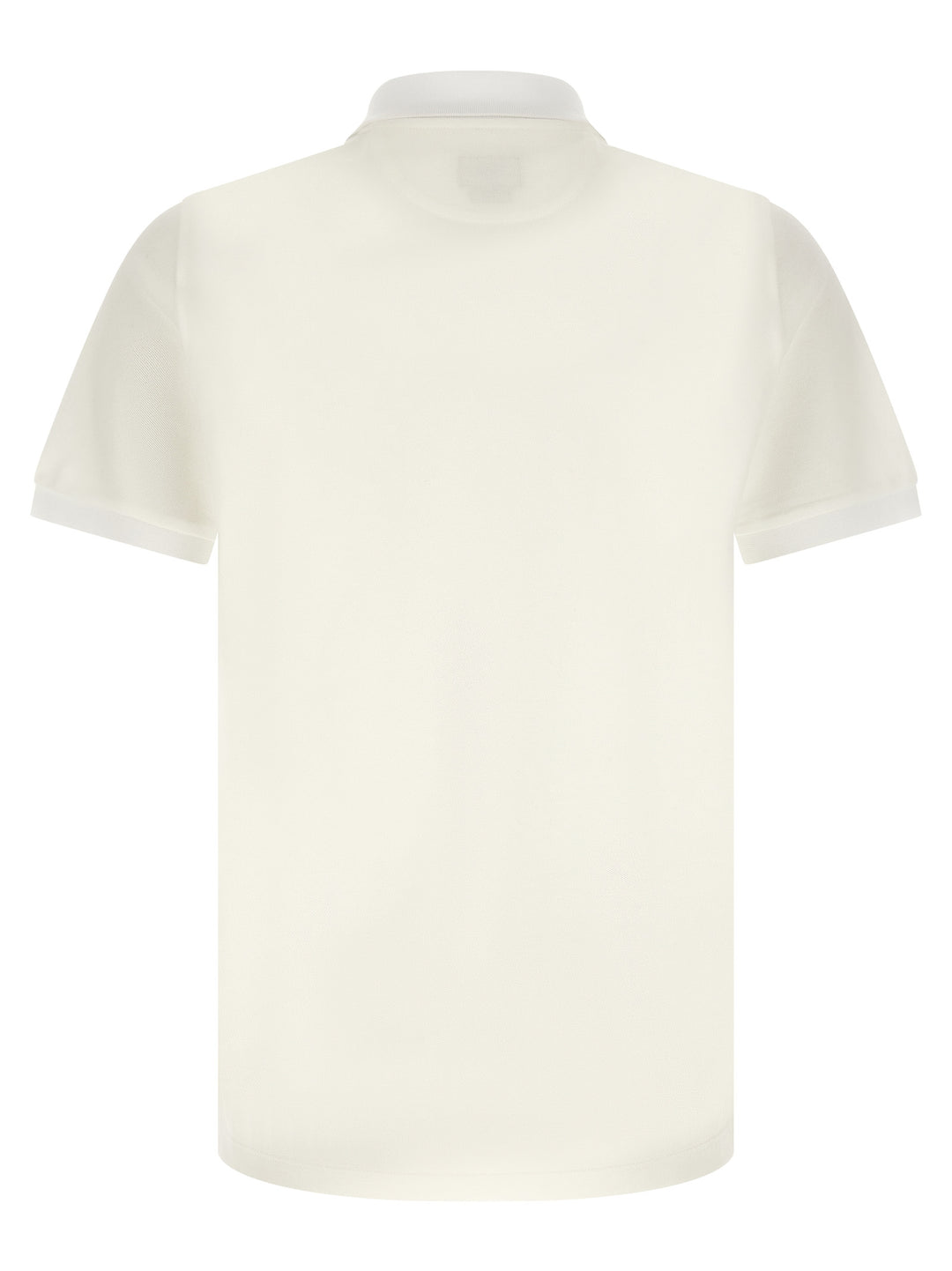 Fendi White Cotton Polo Shirt