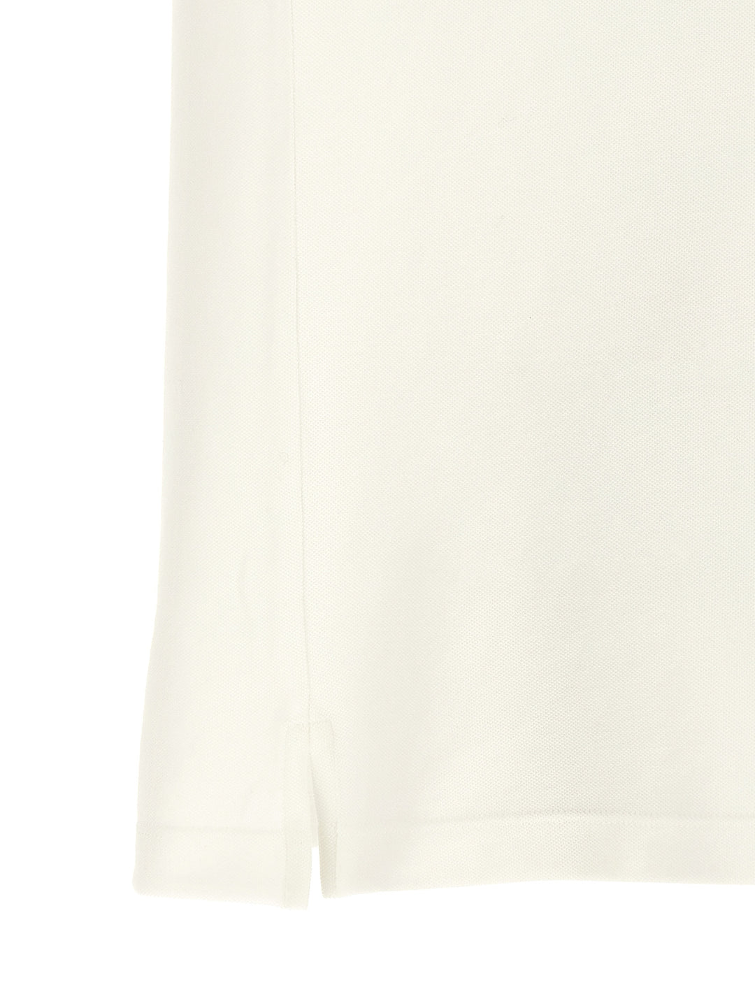 Fendi White Cotton Polo Shirt