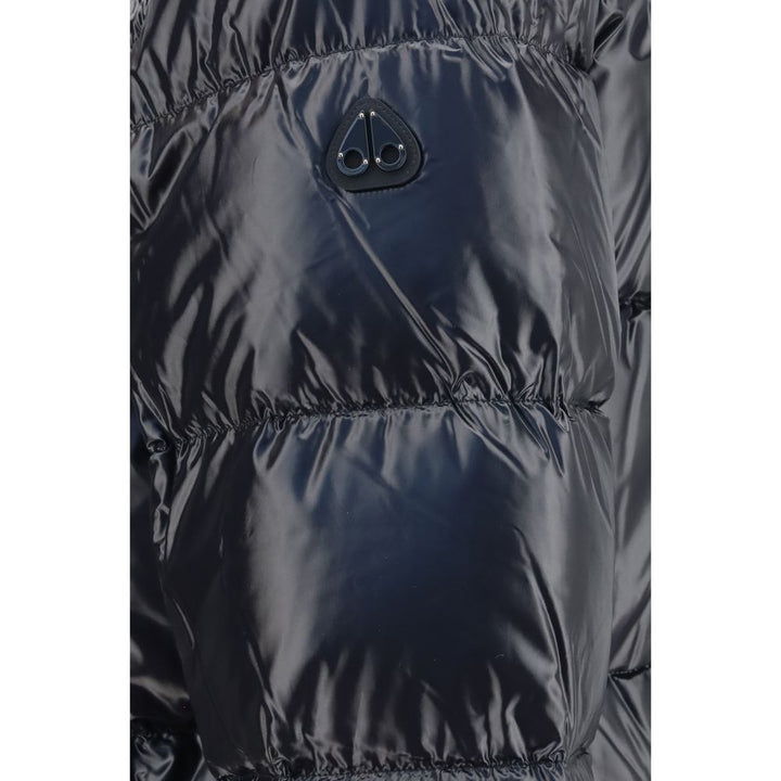 Moose Knuckles Black Nylon Bomber