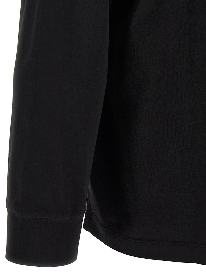 MM6 Maison Margiela Black Cotton T-Shirt
