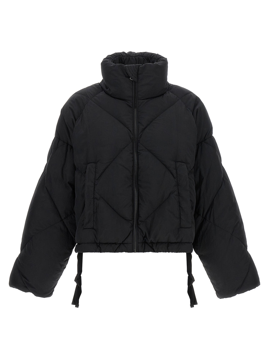 Max Mara Black Polyamide Full-Length Jacket