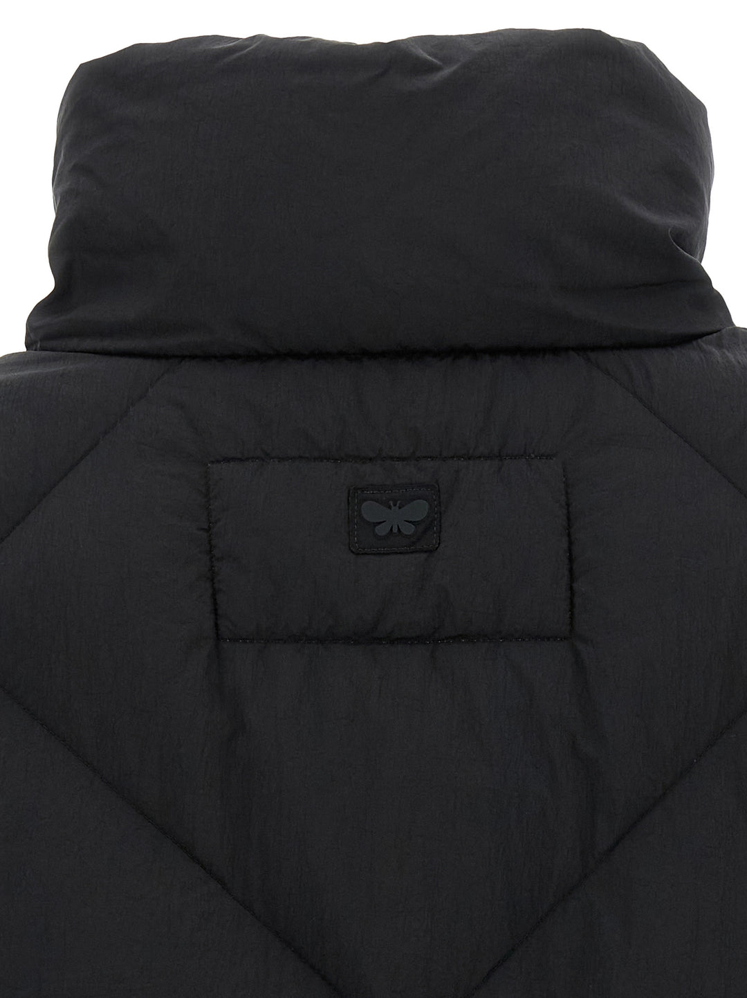 Max Mara Black Polyamide Full-Length Jacket