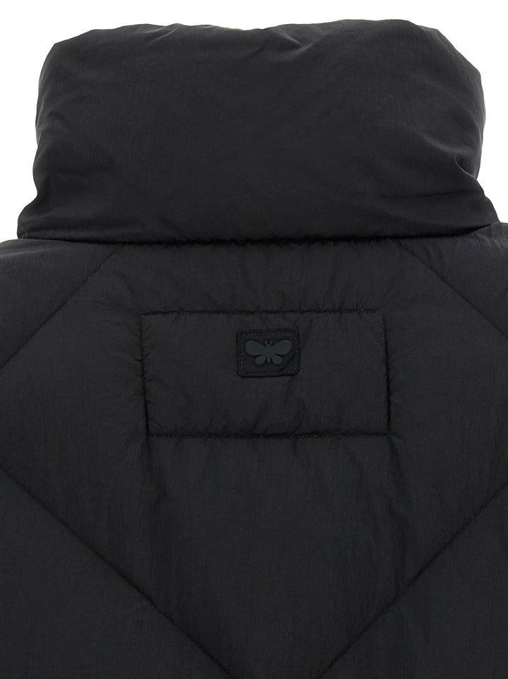 Max Mara Black Polyamide Full-Length Jacket