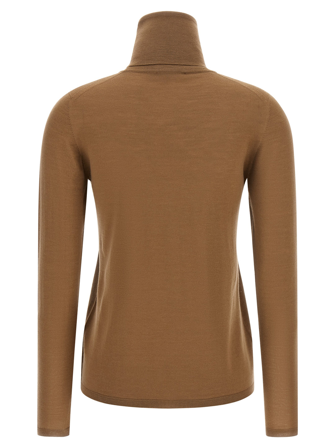 Max Mara Beige Virgin Wool Cardigan