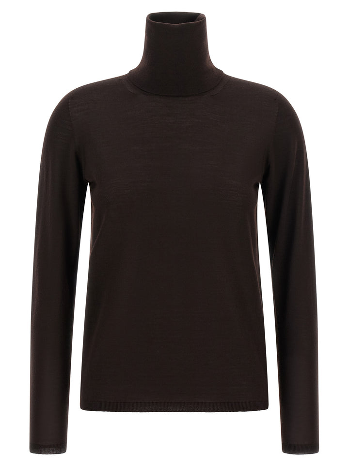 Max Mara Brown Virgin Wool Cardigan