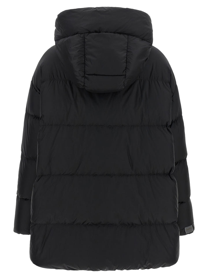 Max Mara Black Polyamide Full-Length Jacket
