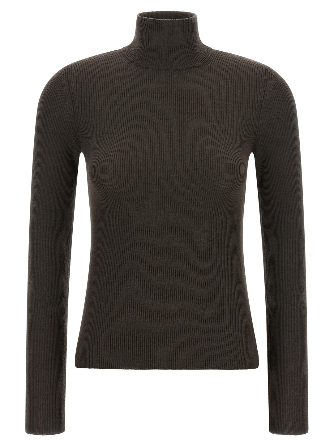 Max Mara Brown Virgin Wool Cardigan