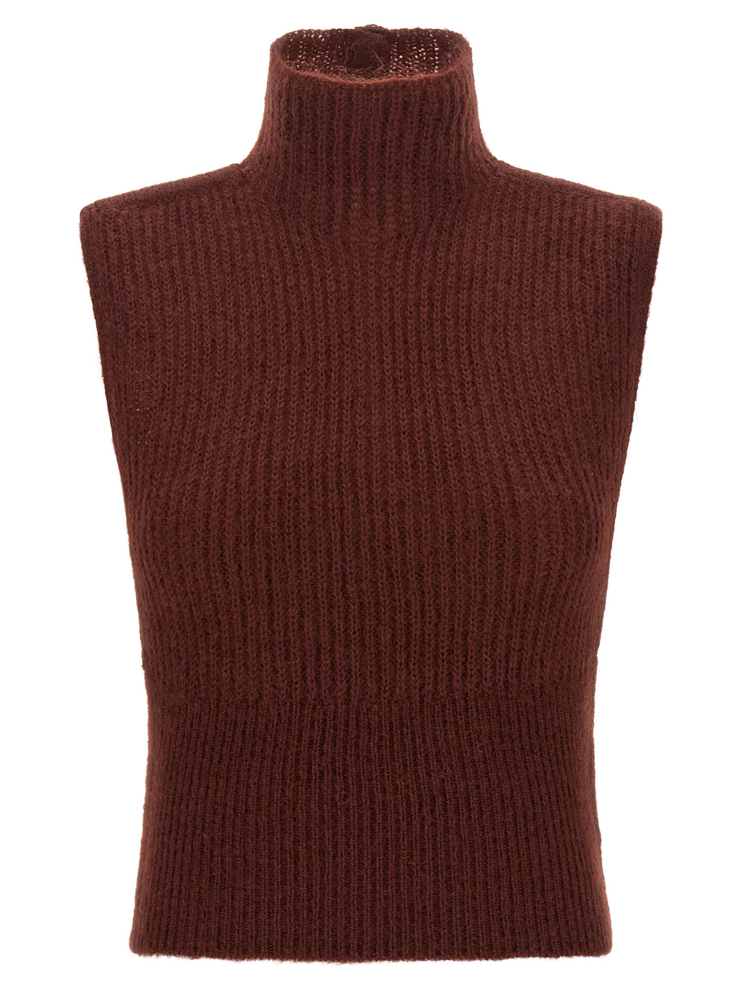 Max Mara Bordeaux Wool Cardigan