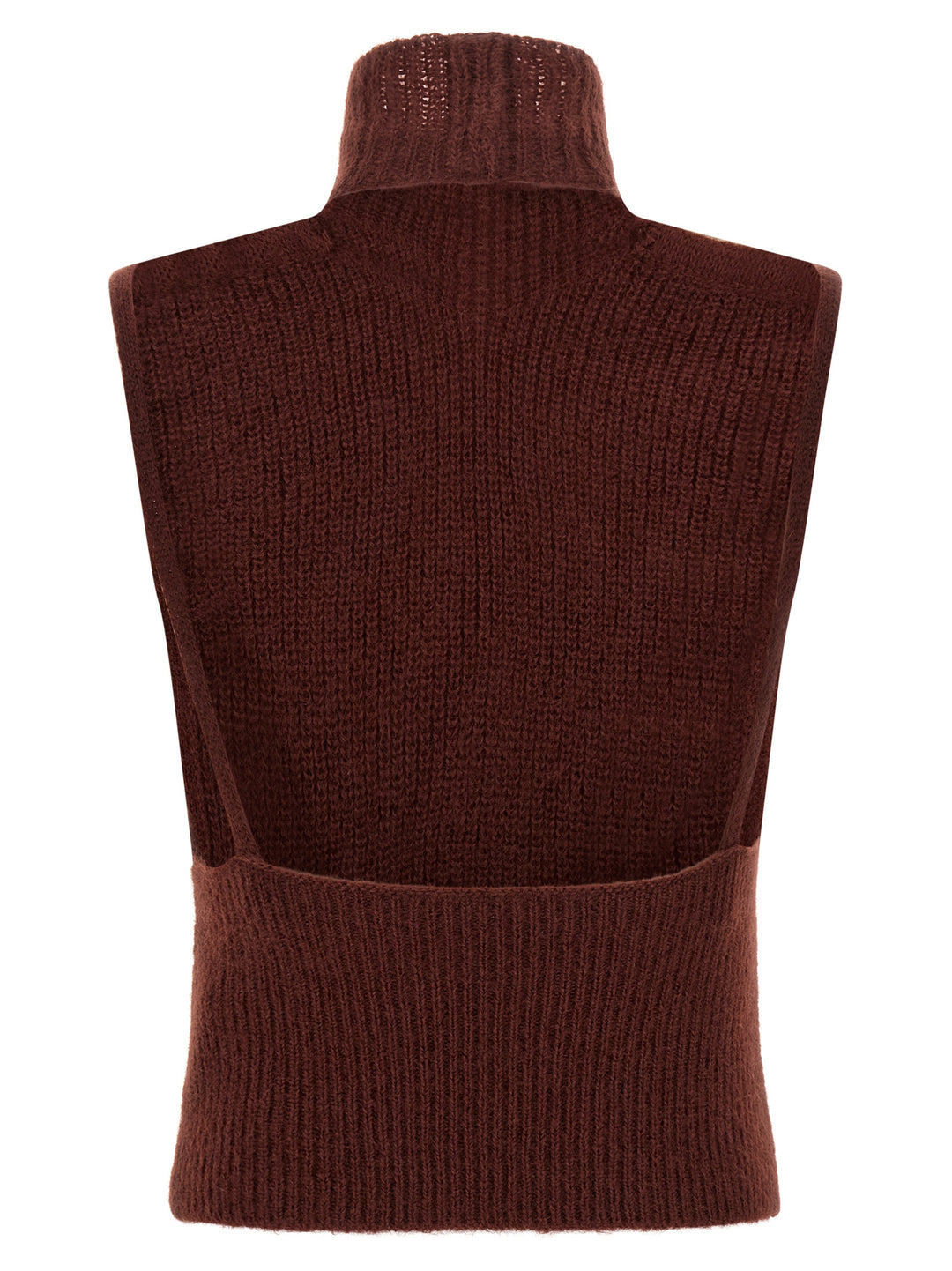 Max Mara Bordeaux Wool Cardigan