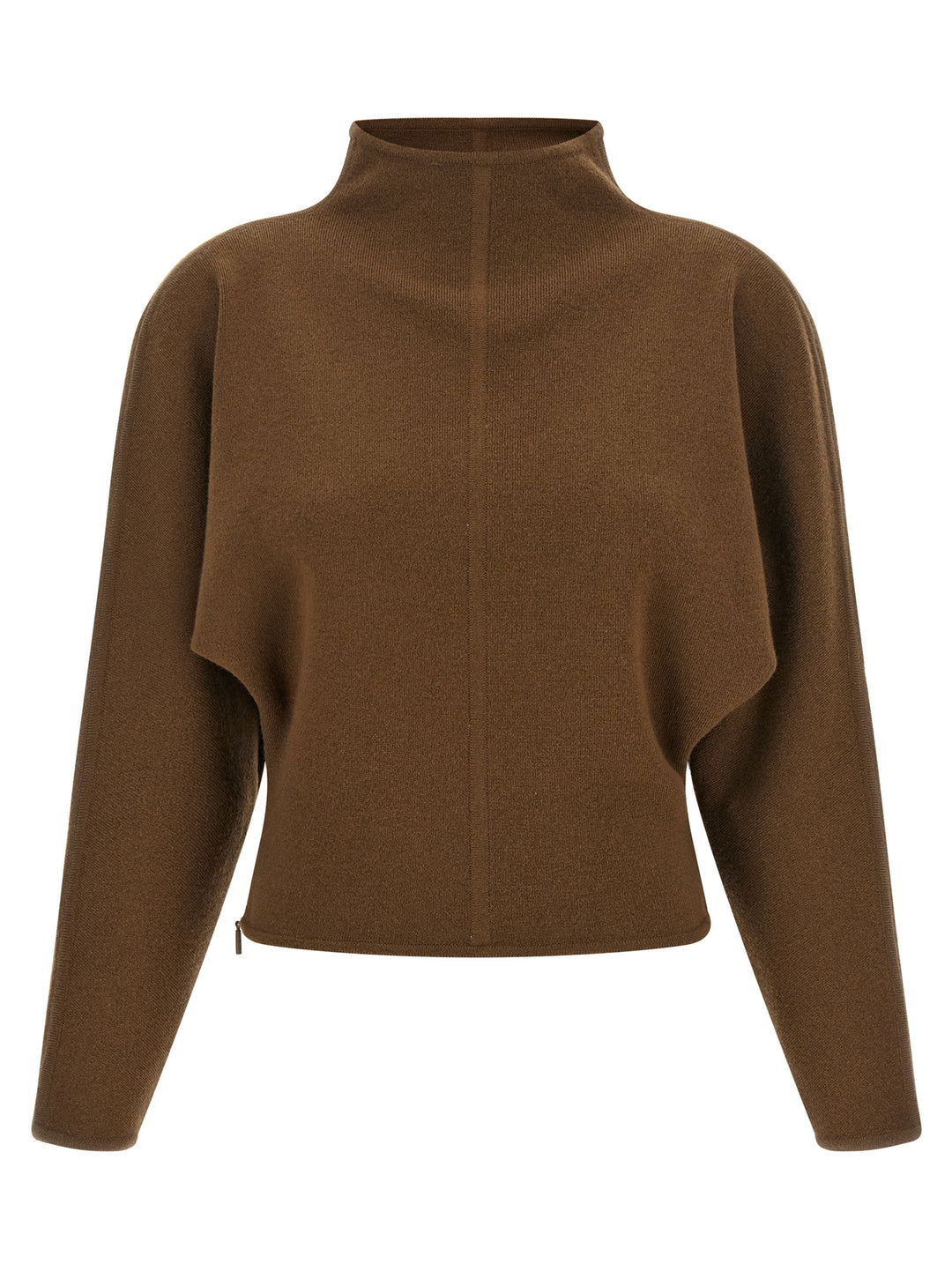 Max Mara Brown Virgin Wool Cardigan
