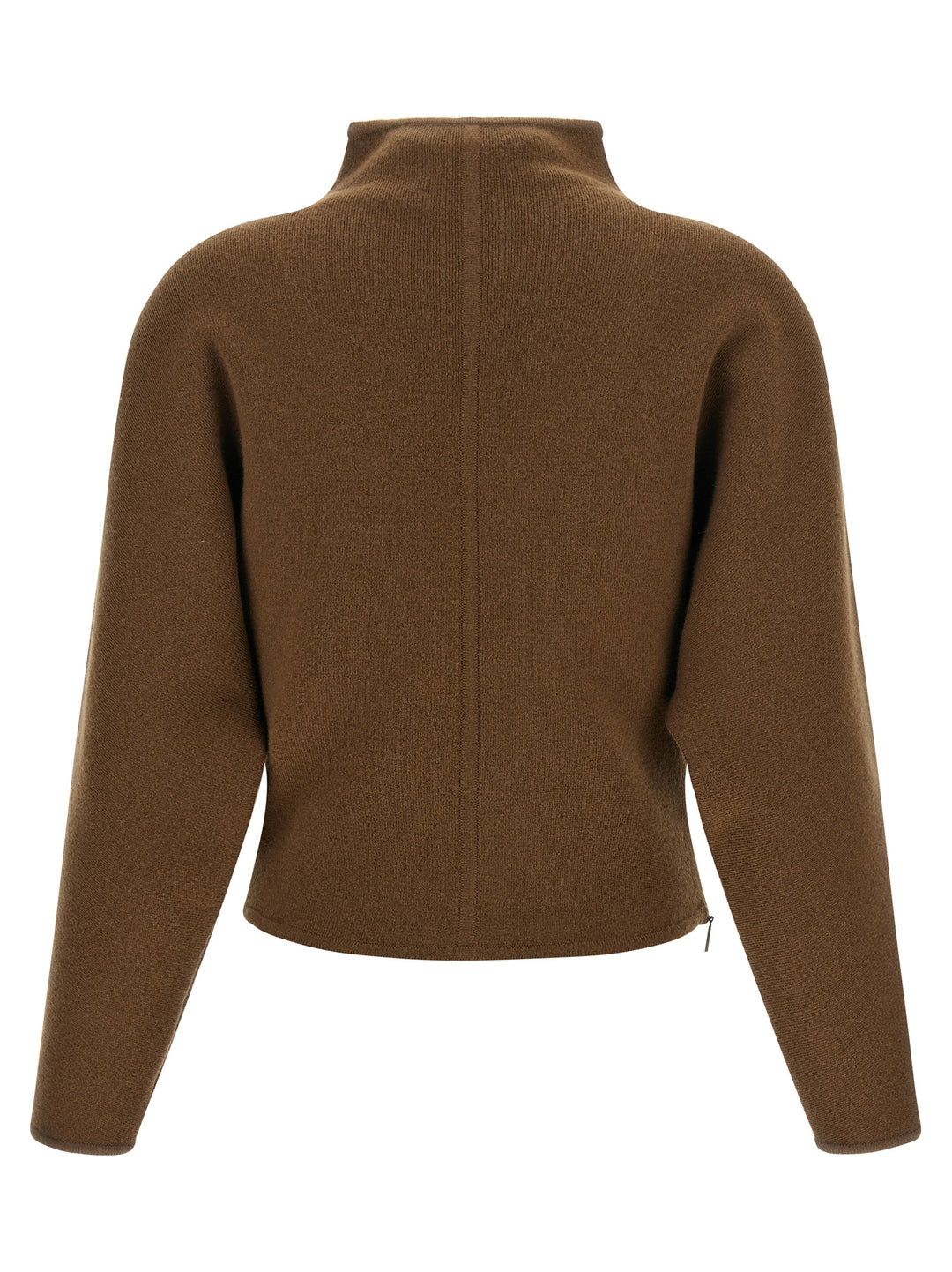 Max Mara Brown Virgin Wool Cardigan