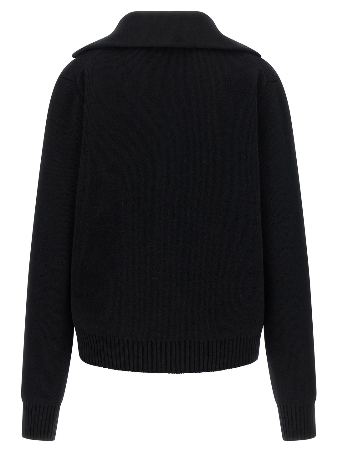Dolce &amp; Gabbana Black Virgin Wool Cardigan