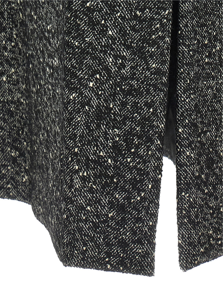 Max Mara Bicolor Virgin Wool Coat