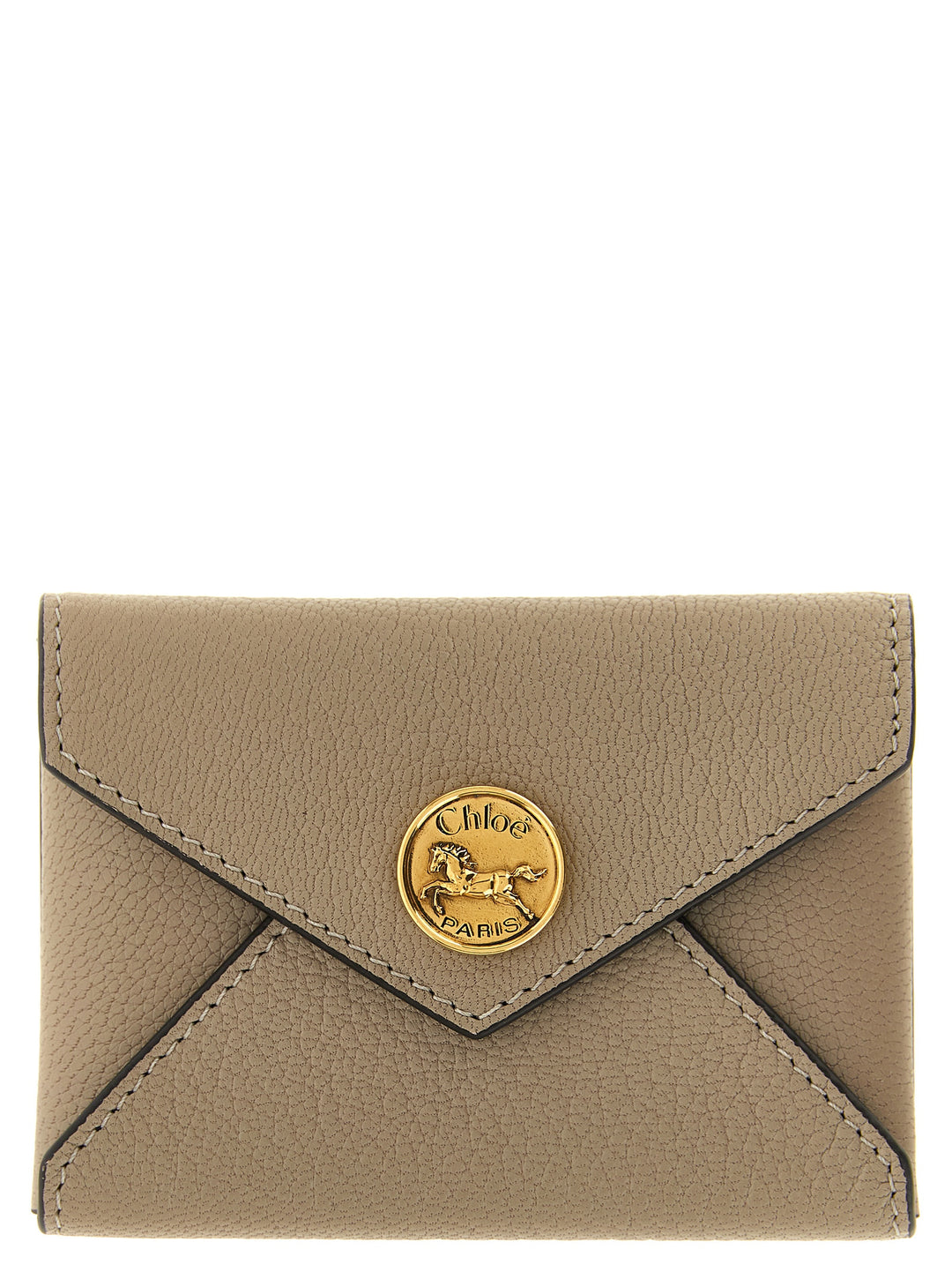 Chloé Beige Goatskin Cardholder