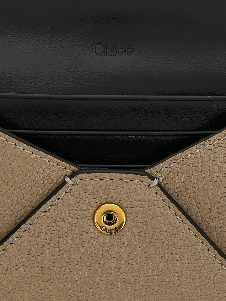 Chloé Beige Goatskin Cardholder