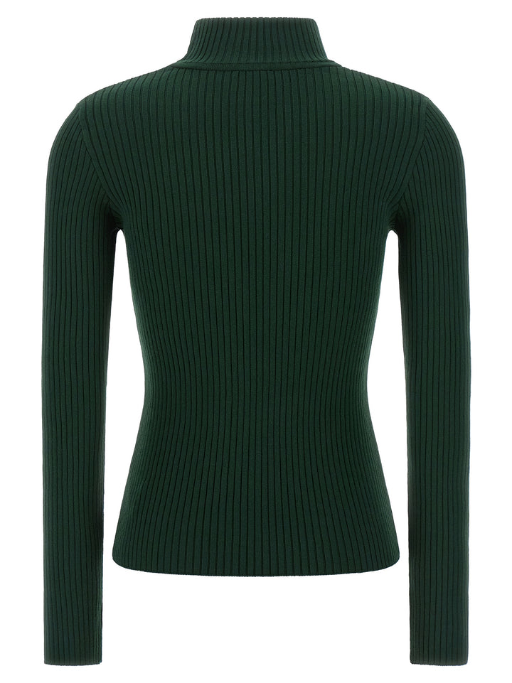 Courrèges Bicolor Viscose Cardigan