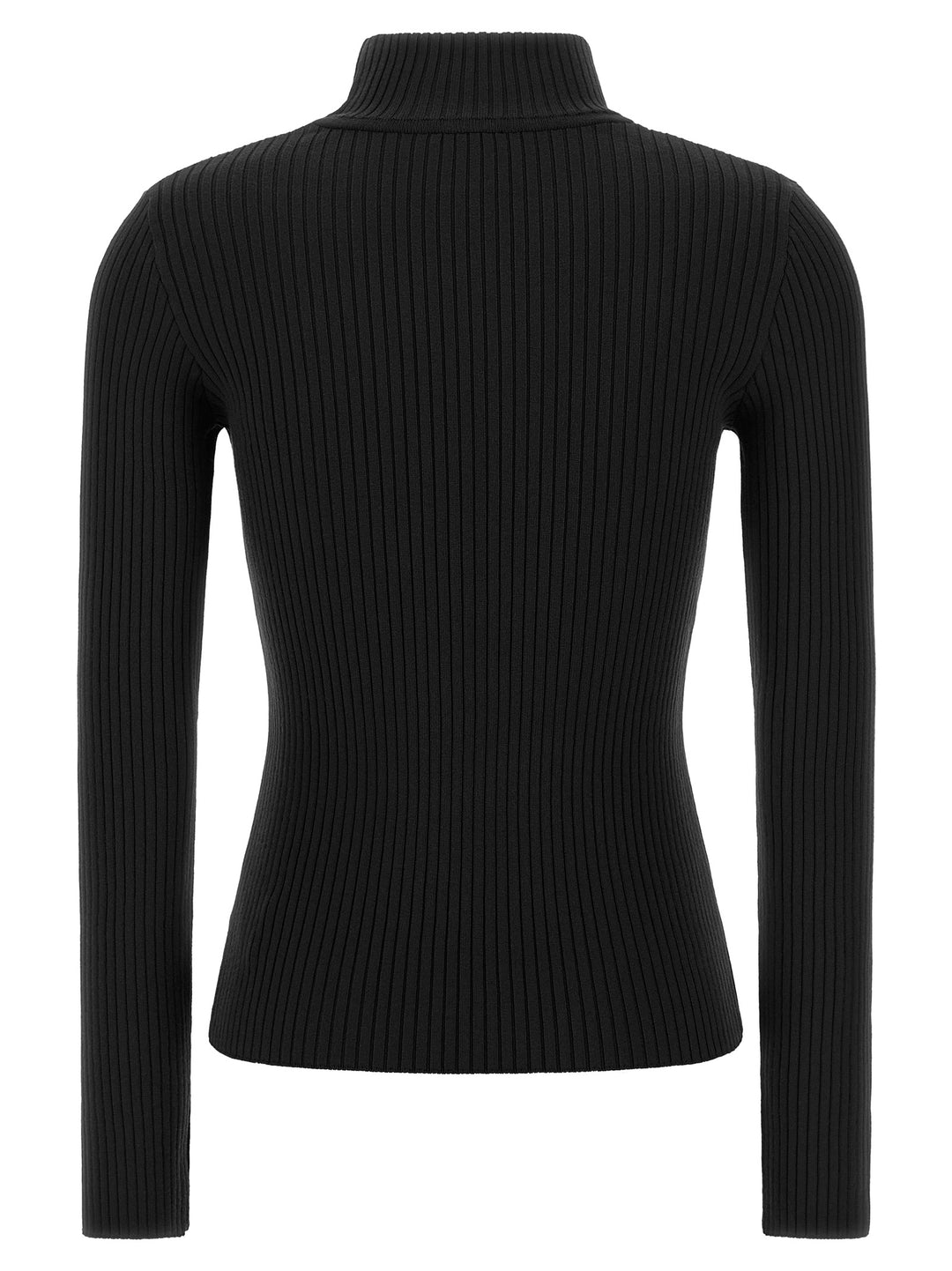 Courrèges Black Viscose Cardigan