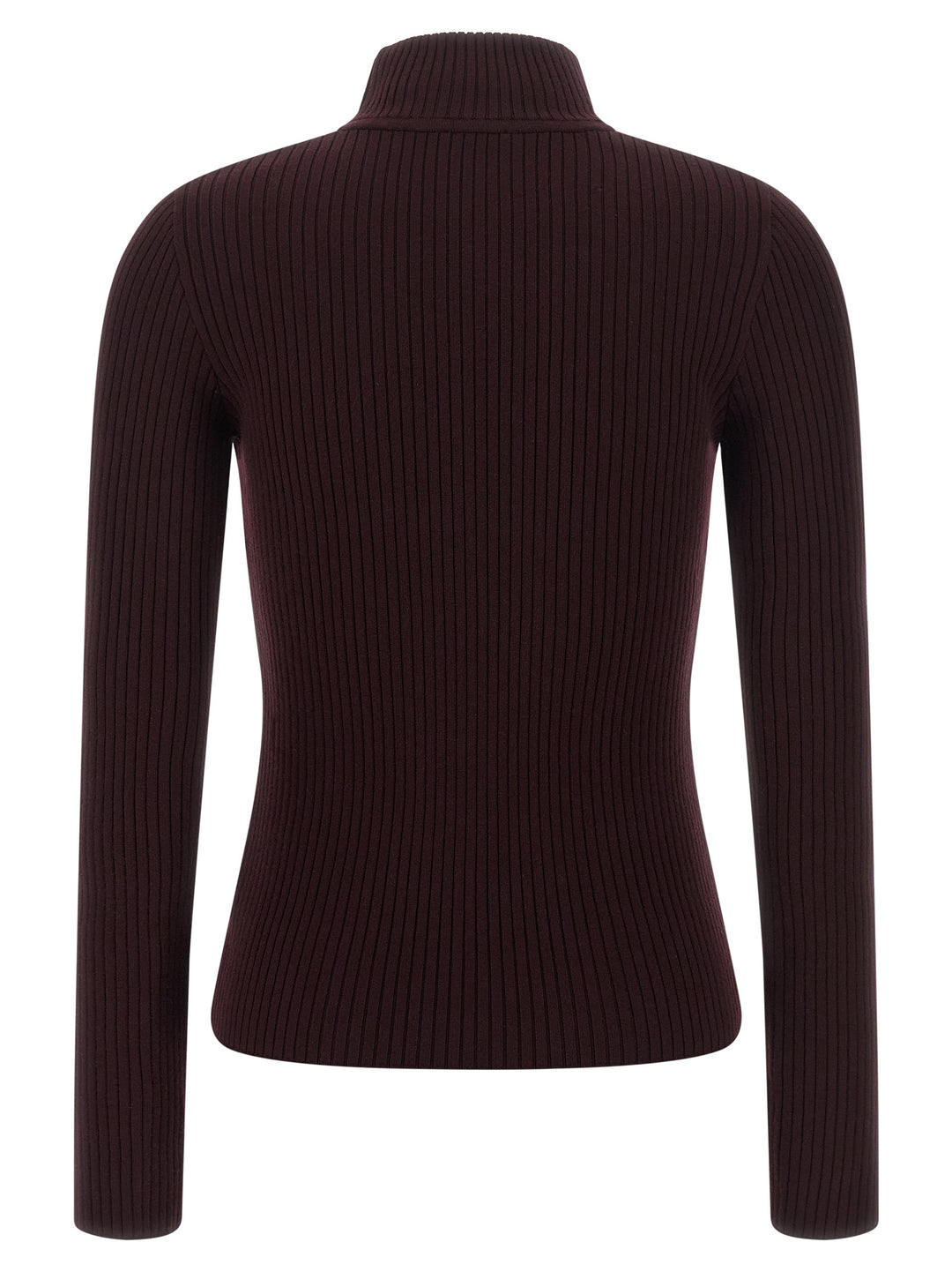 Courrèges Bordeaux Viscose Cardigan