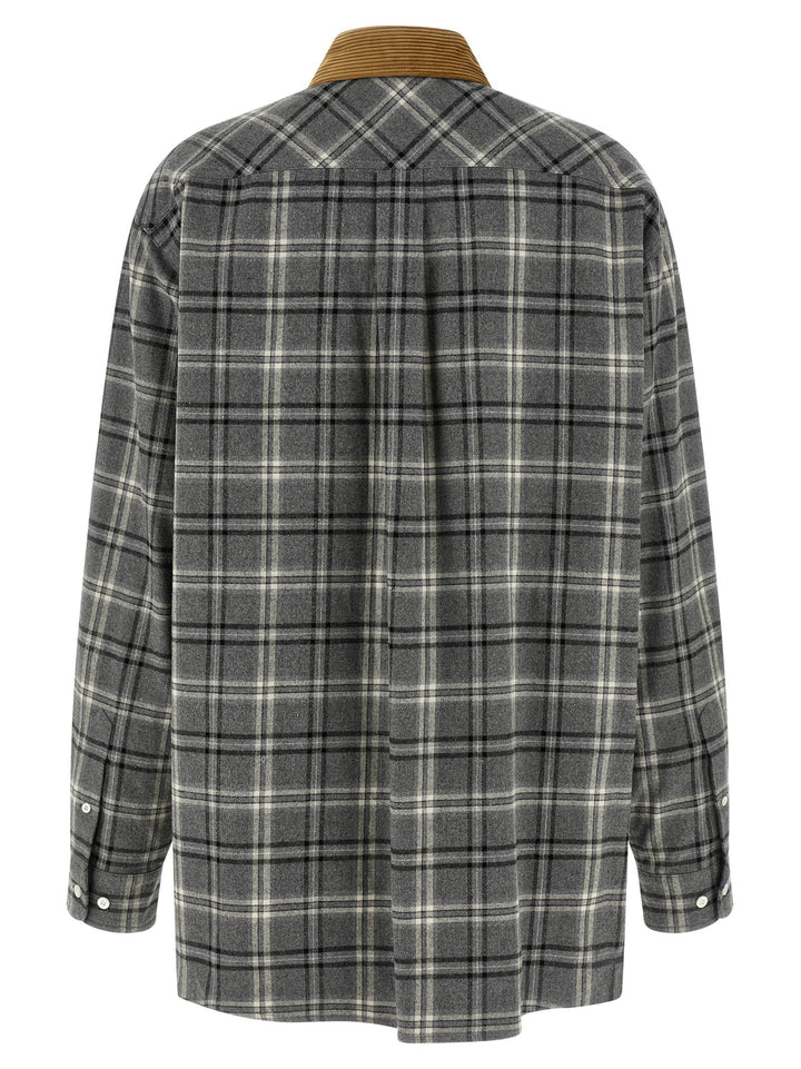 Miu Miu Gray Cotton Blouse
