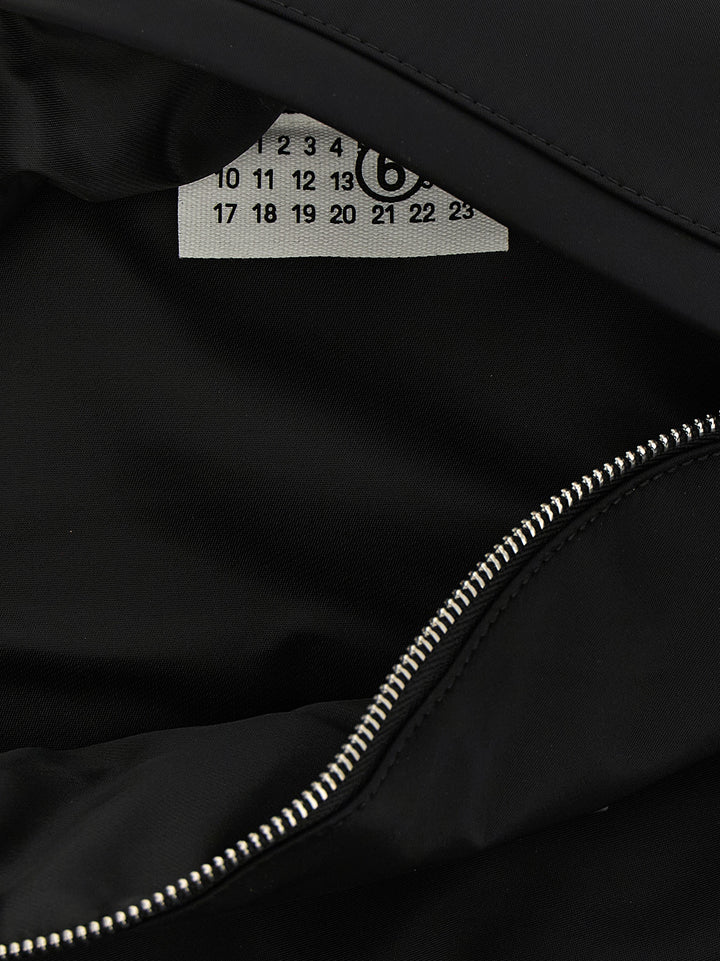 MM6 Maison Margiela Black Polyamide Backpack
