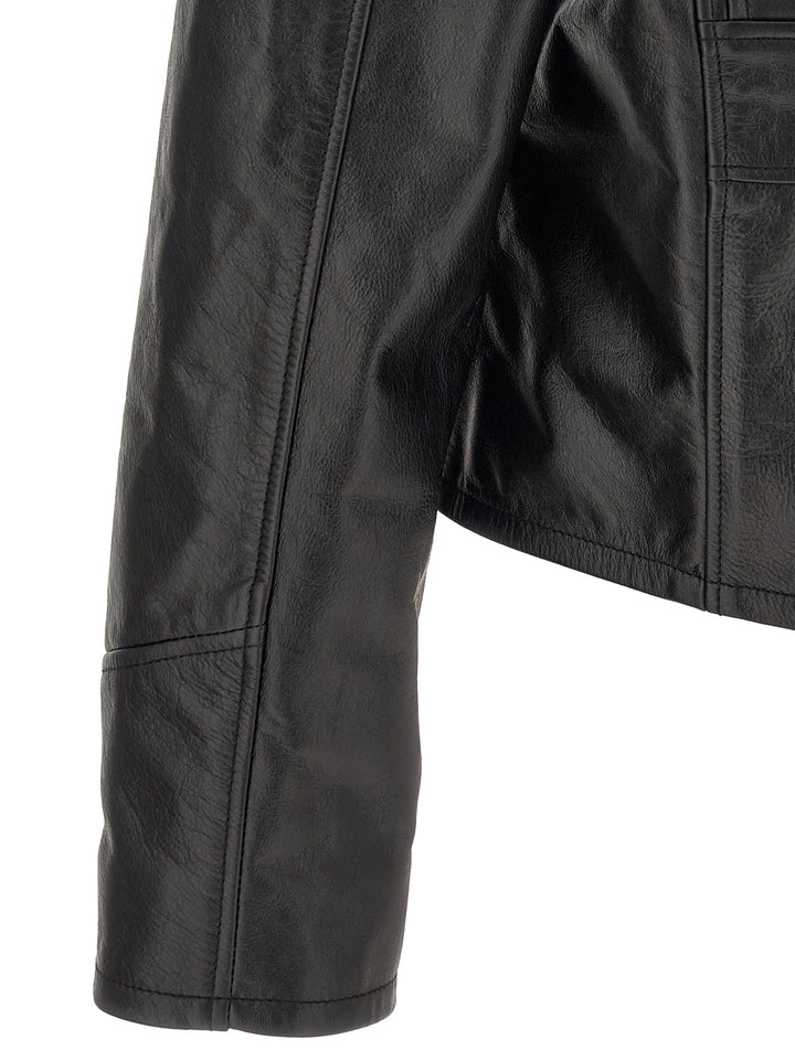 Amiri Black Calfskin Leather Jacket