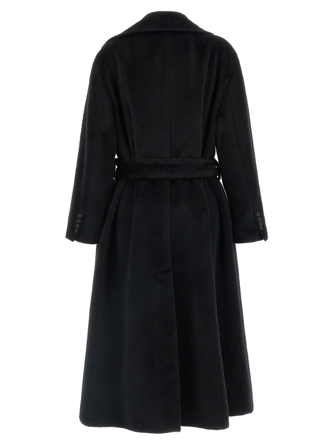 Dolce &amp; Gabbana Black Wool Coat