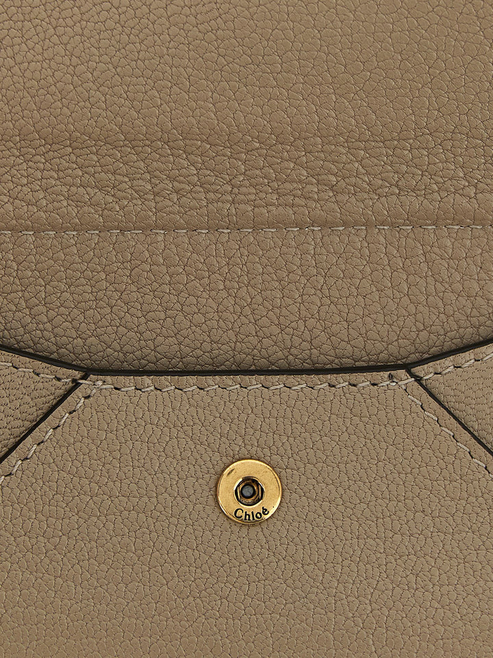 Chloé Beige Goatskin Cardholder