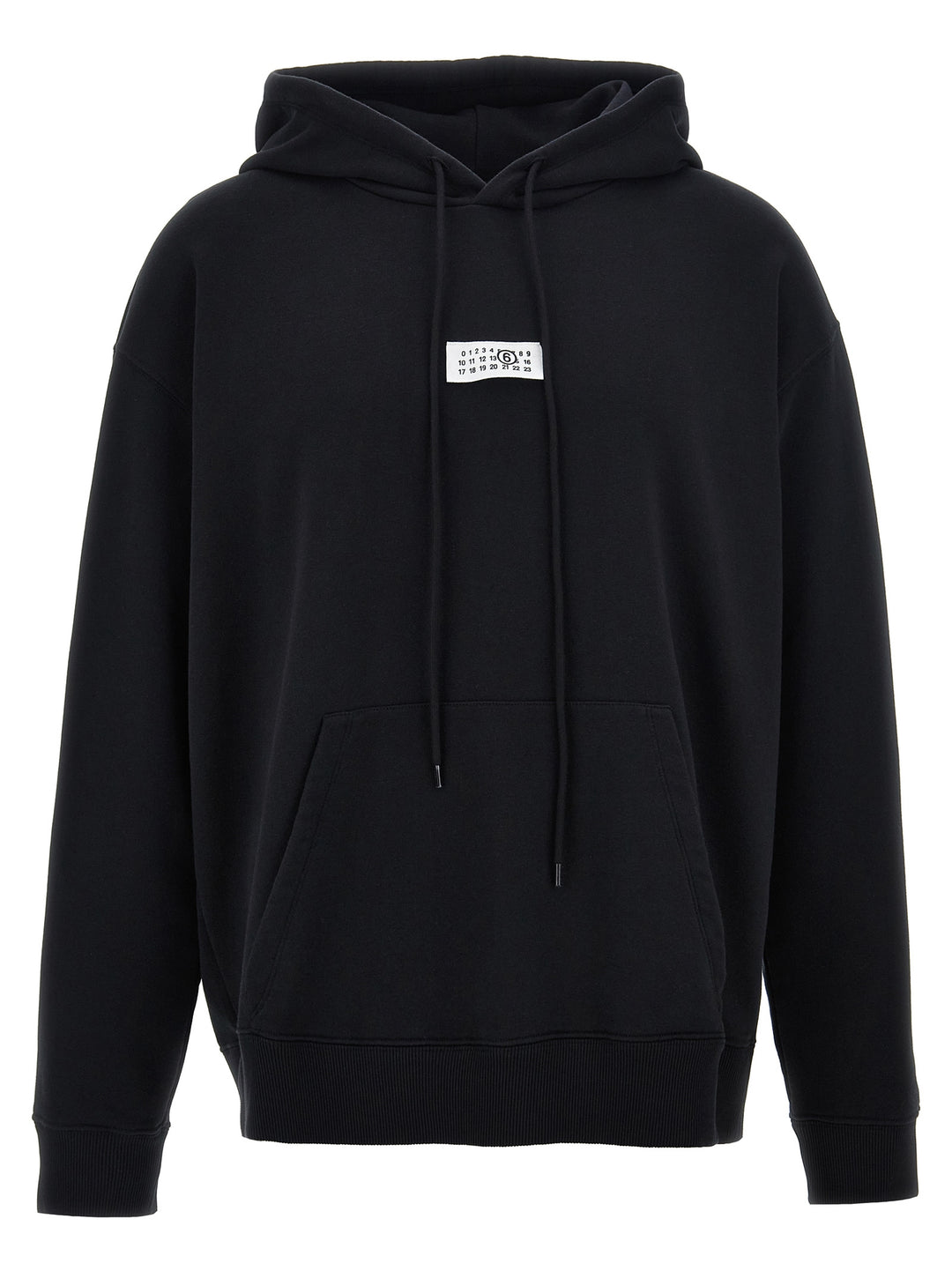 MM6 Maison Margiela Black Cotton Sweatshirt