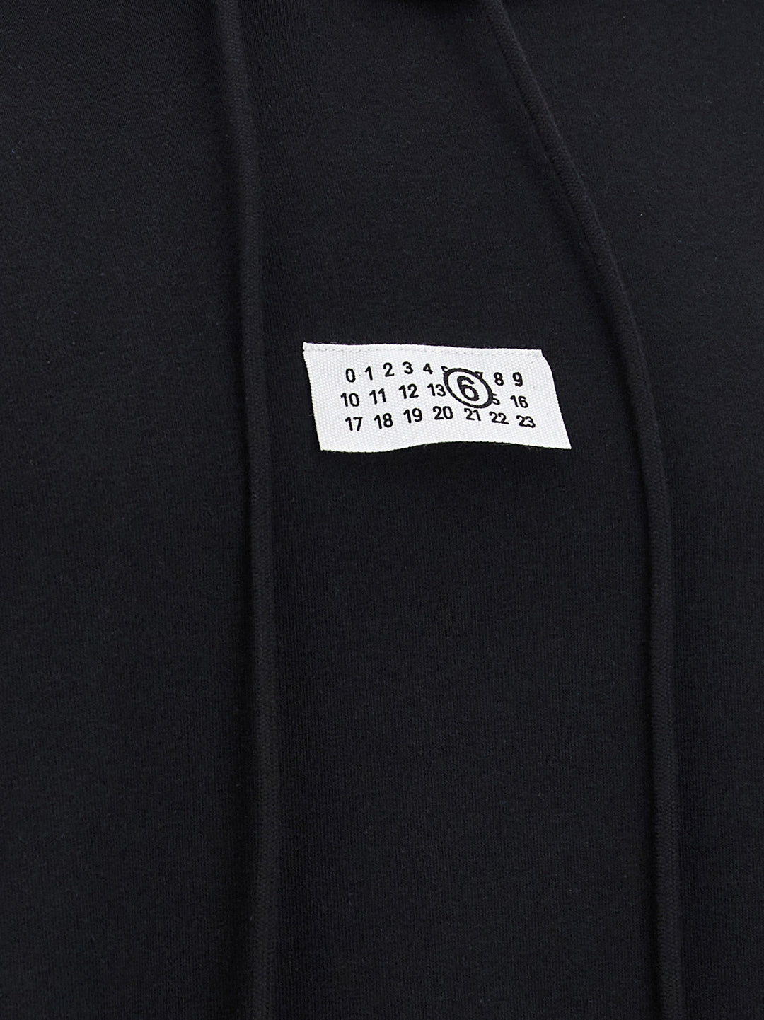MM6 Maison Margiela Black Cotton Sweatshirt
