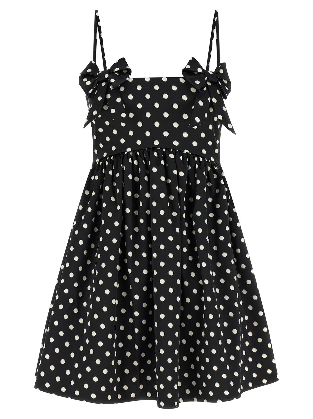 Ganni Black Polyester Short Dress