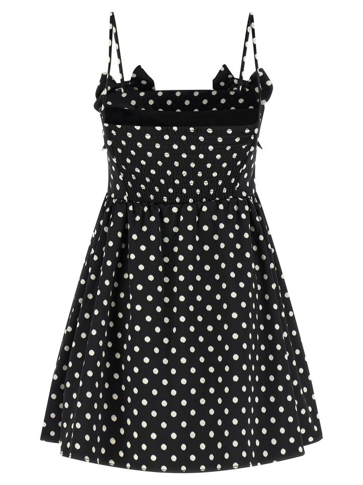 Ganni Black Polyester Short Dress