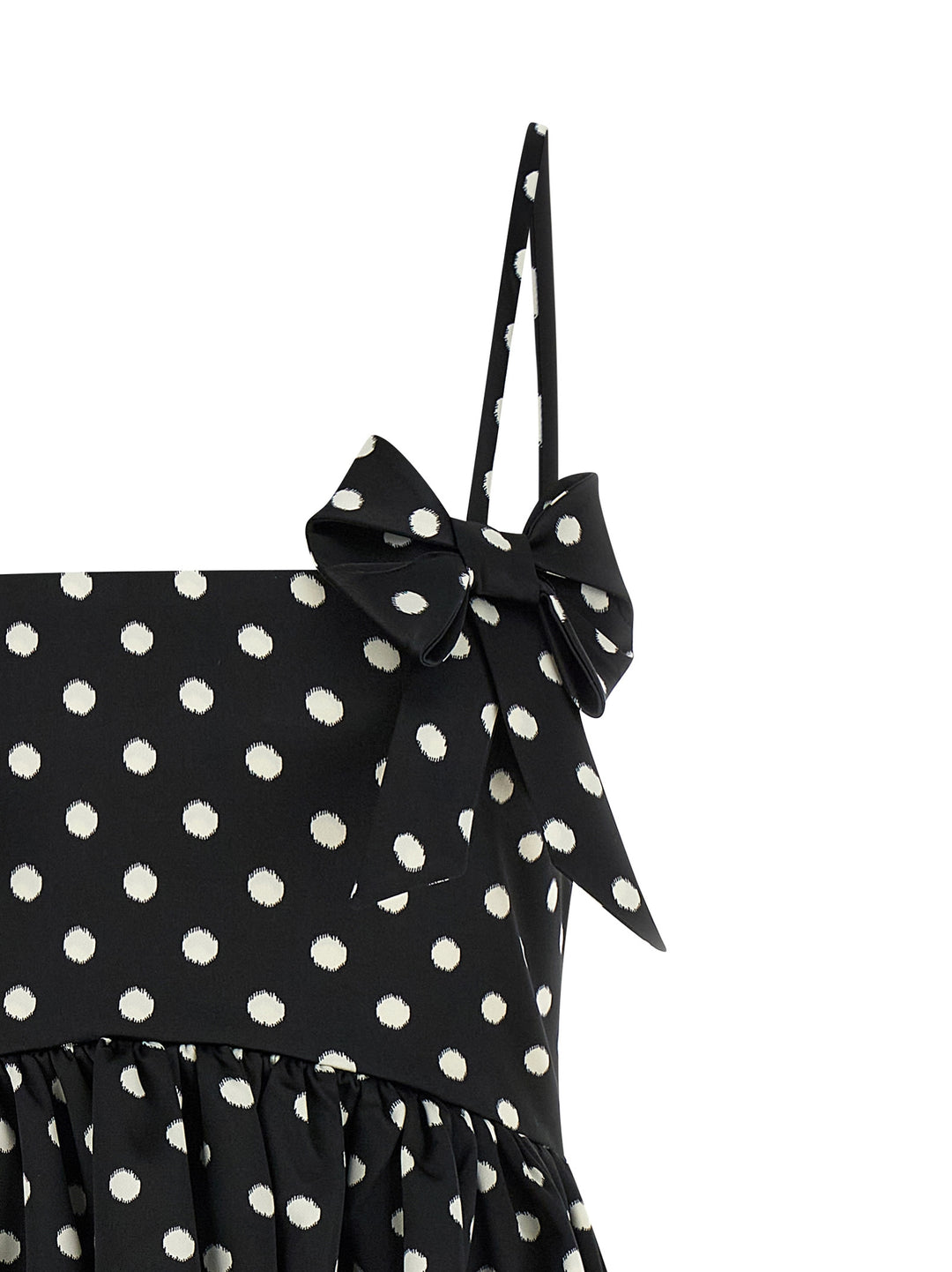 Ganni Black Polyester Short Dress