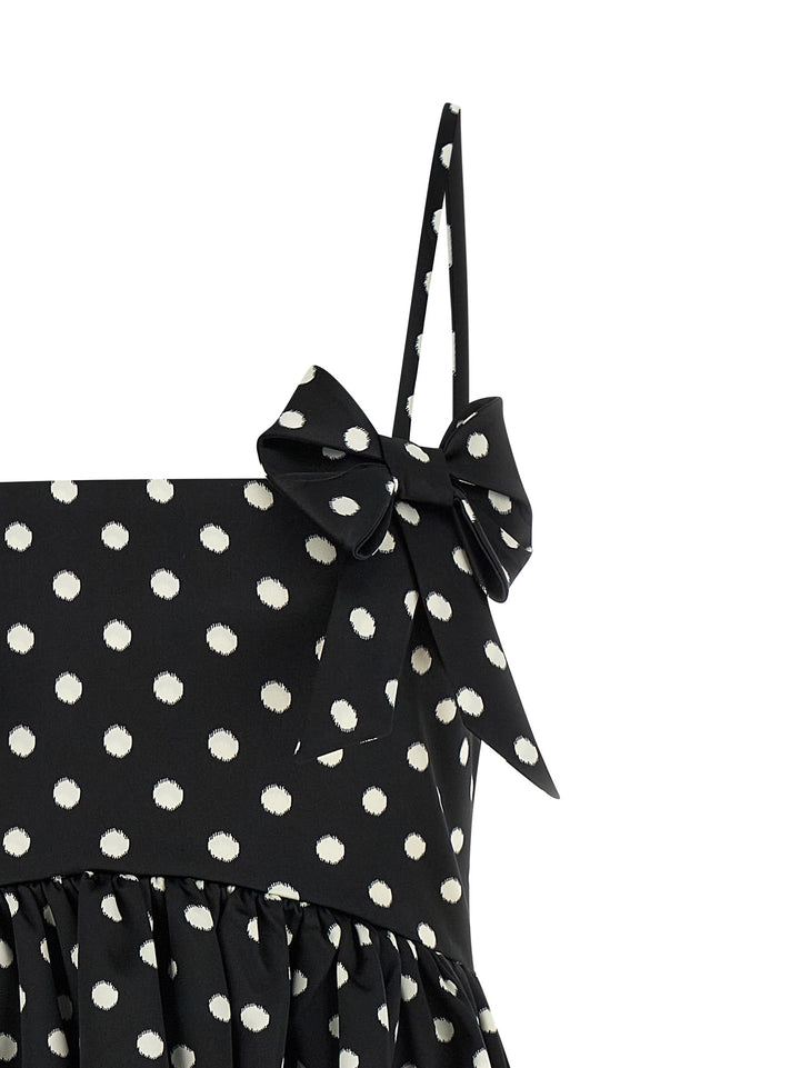 Ganni Black Polyester Short Dress