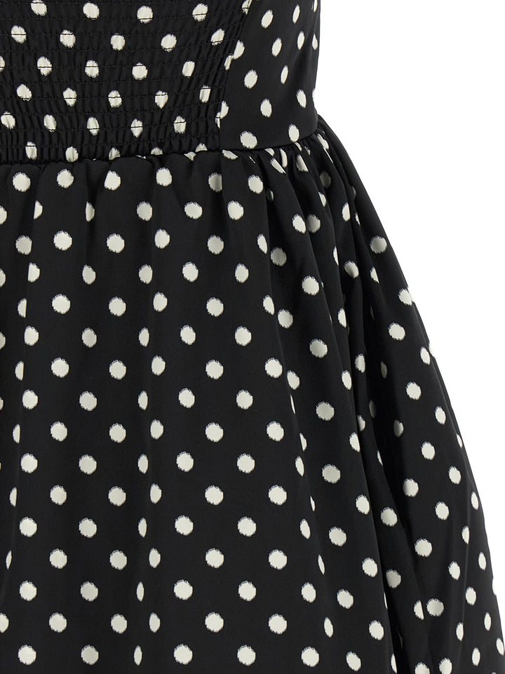 Ganni Black Polyester Short Dress