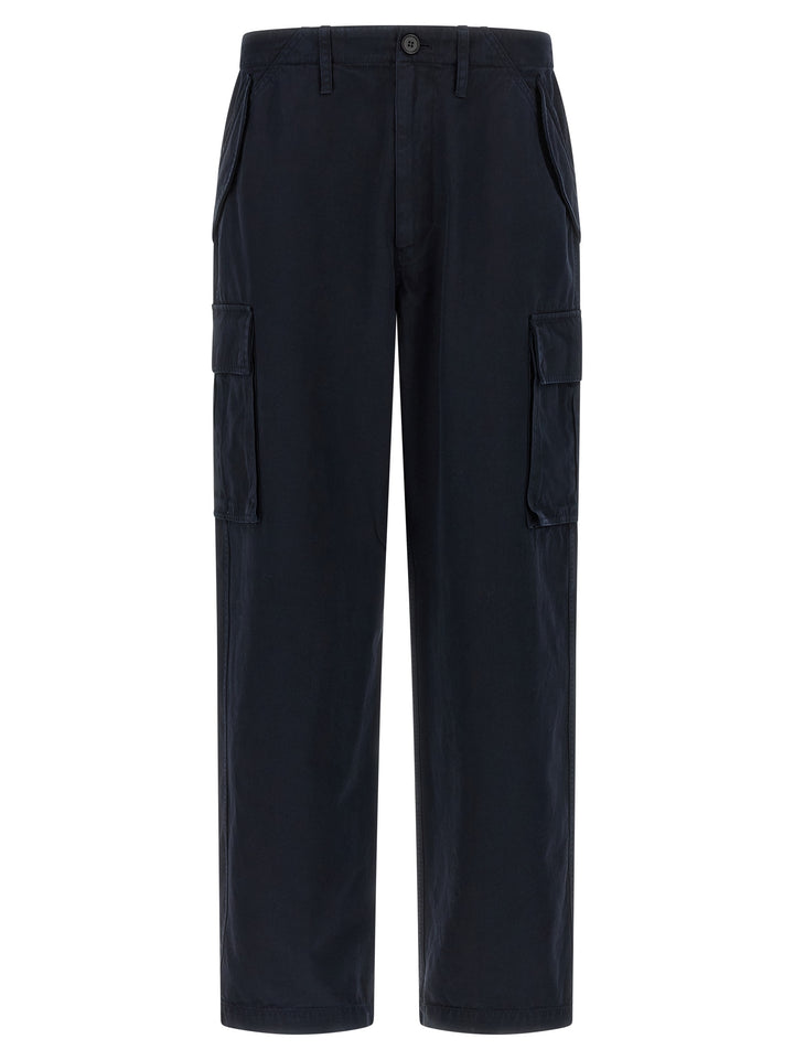 Burberry Blue Cotton Cargo Pants