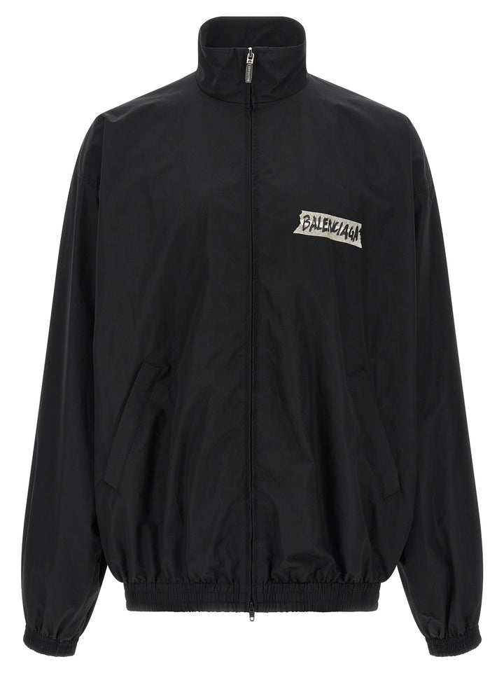 Balenciaga Black Cotton Sweatshirt
