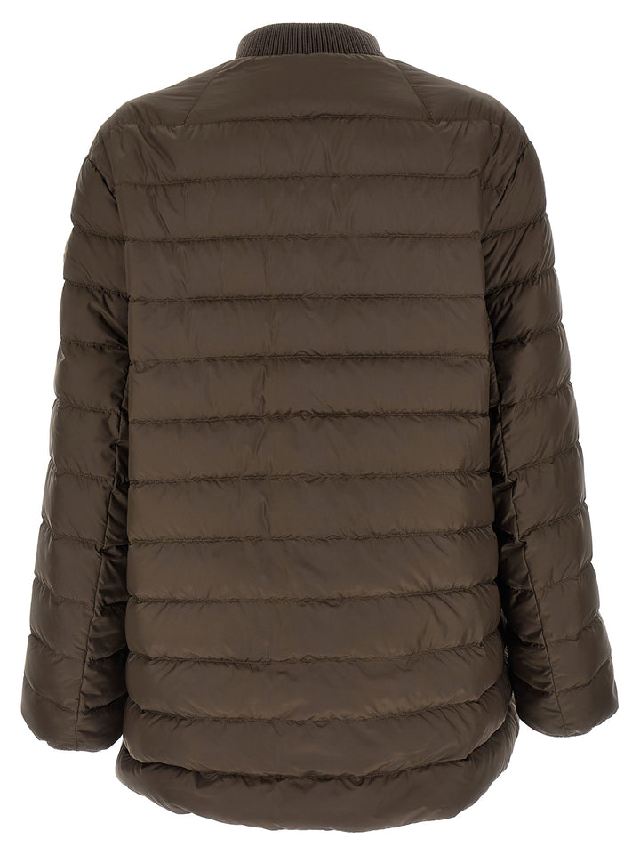 Rick Owens Brown Polyester Bomber