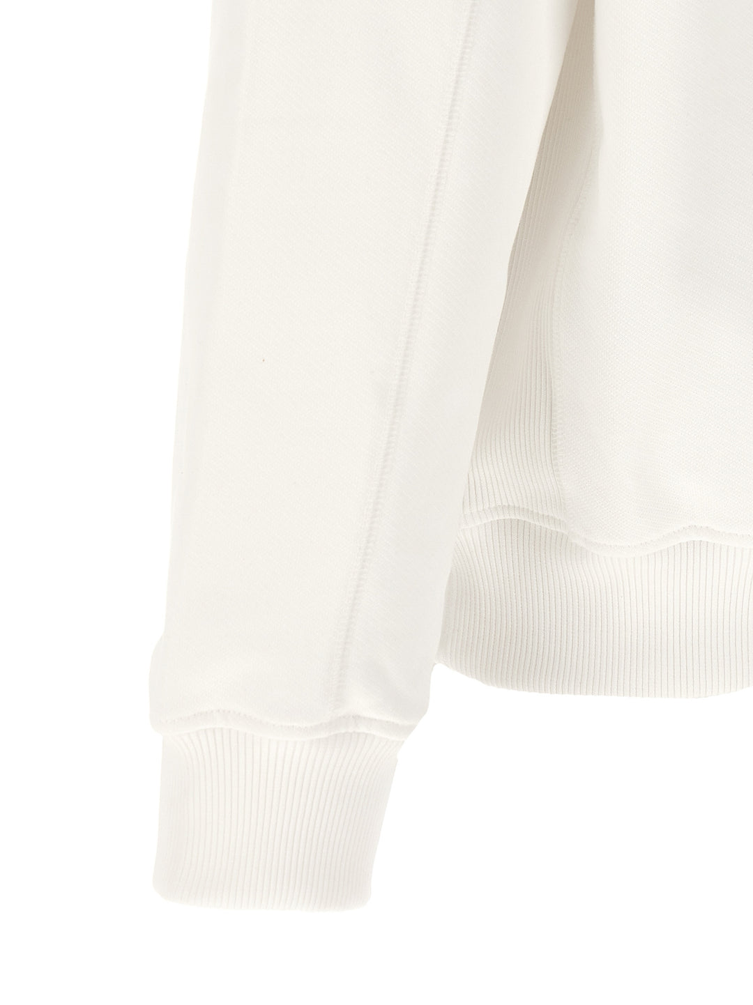 Casablanca White Organic Cotton Sweatshirt