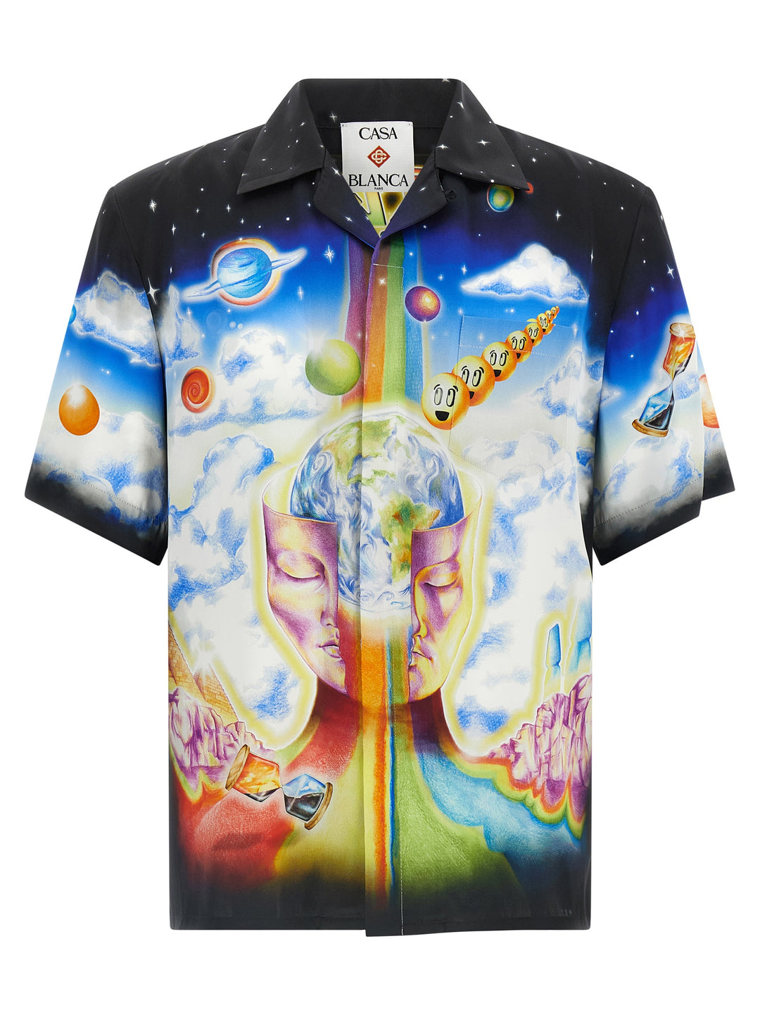 Casablanca Multicolor Silk Blouse