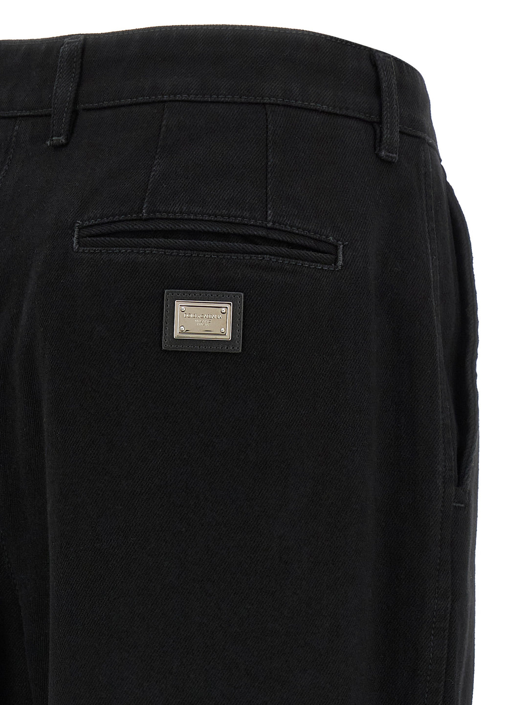 Dolce &amp; Gabbana Black Cotton Jeans Denim