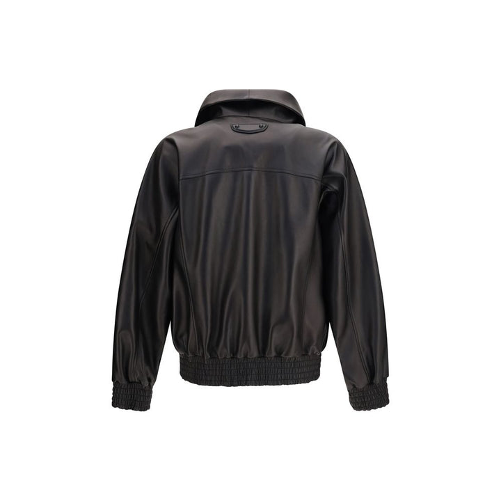 Balenciaga Black Lamb Ovis Aries Leather Jacket
