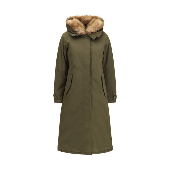 Woolrich Bicolor Cotton Coat