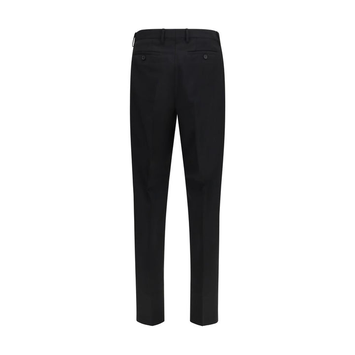 Fendi Black Mohair Dress Pants