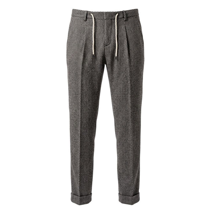 Roberto Pepe Luxury Black Rayon Men Pant