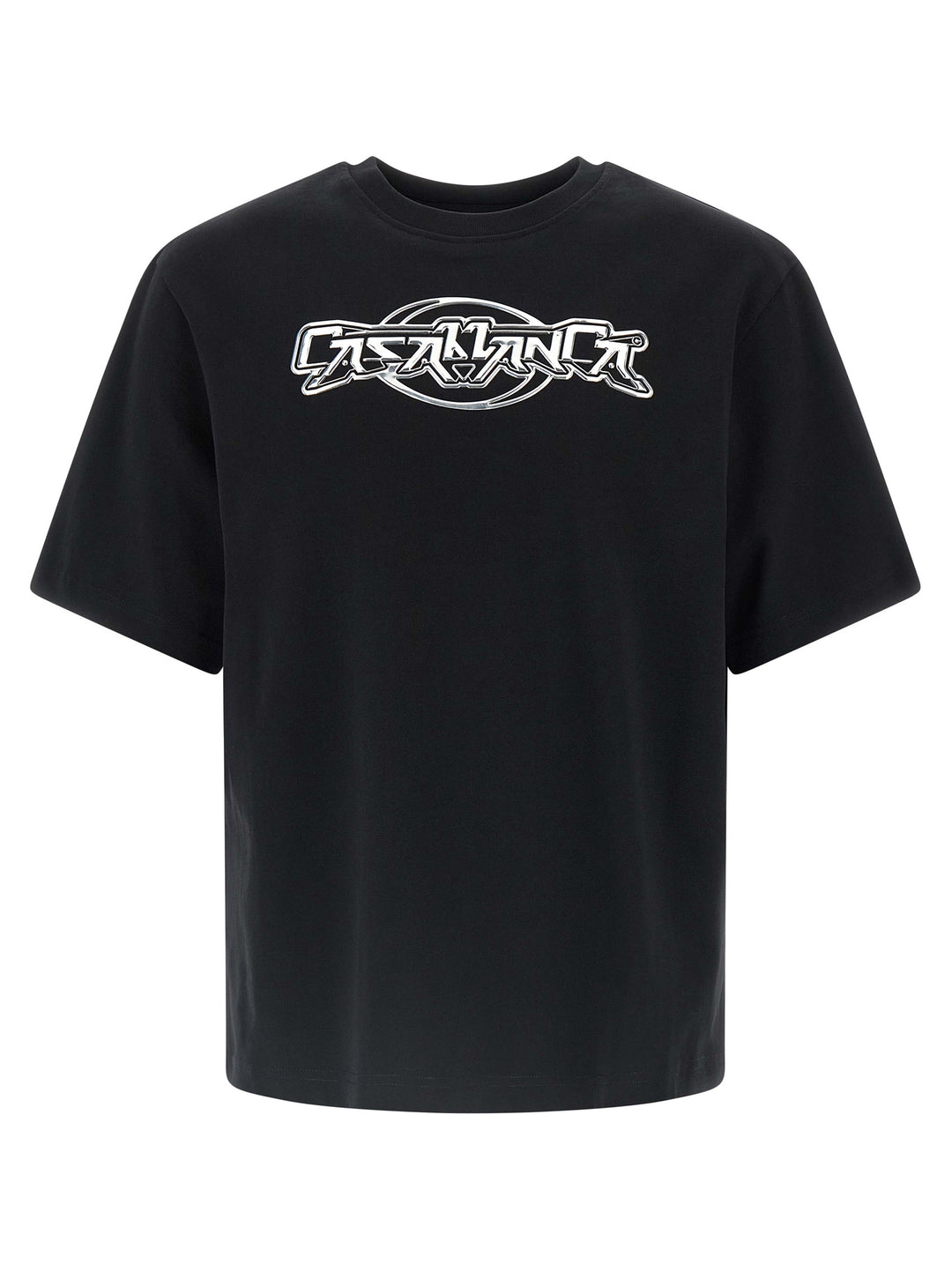 Casablanca Black Organic Cotton T-Shirt