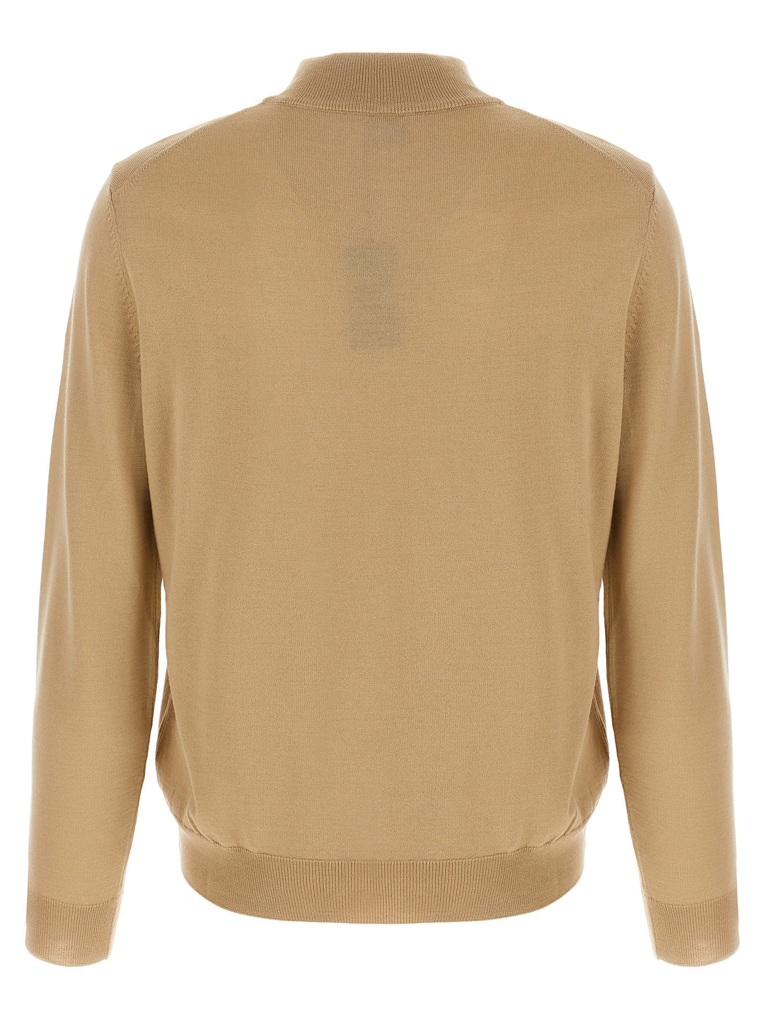 Hugo Boss Beige Virgin Wool Cardigan