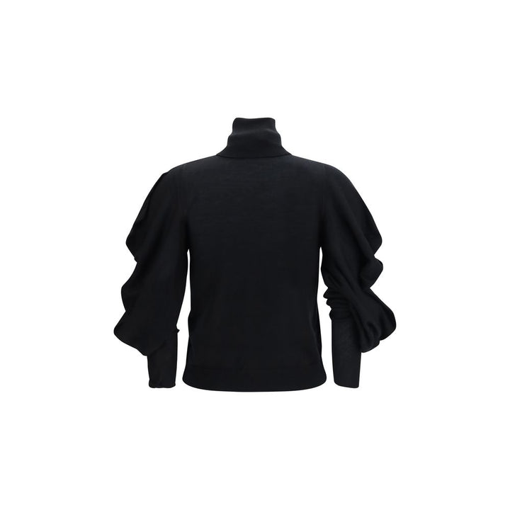 Blumarine Black Wool Oves Aries Turtleneck