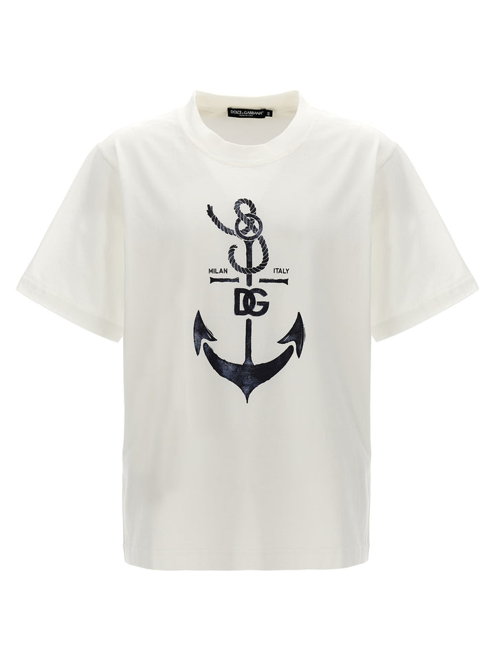 Dolce &amp; Gabbana White Cotton T-Shirt