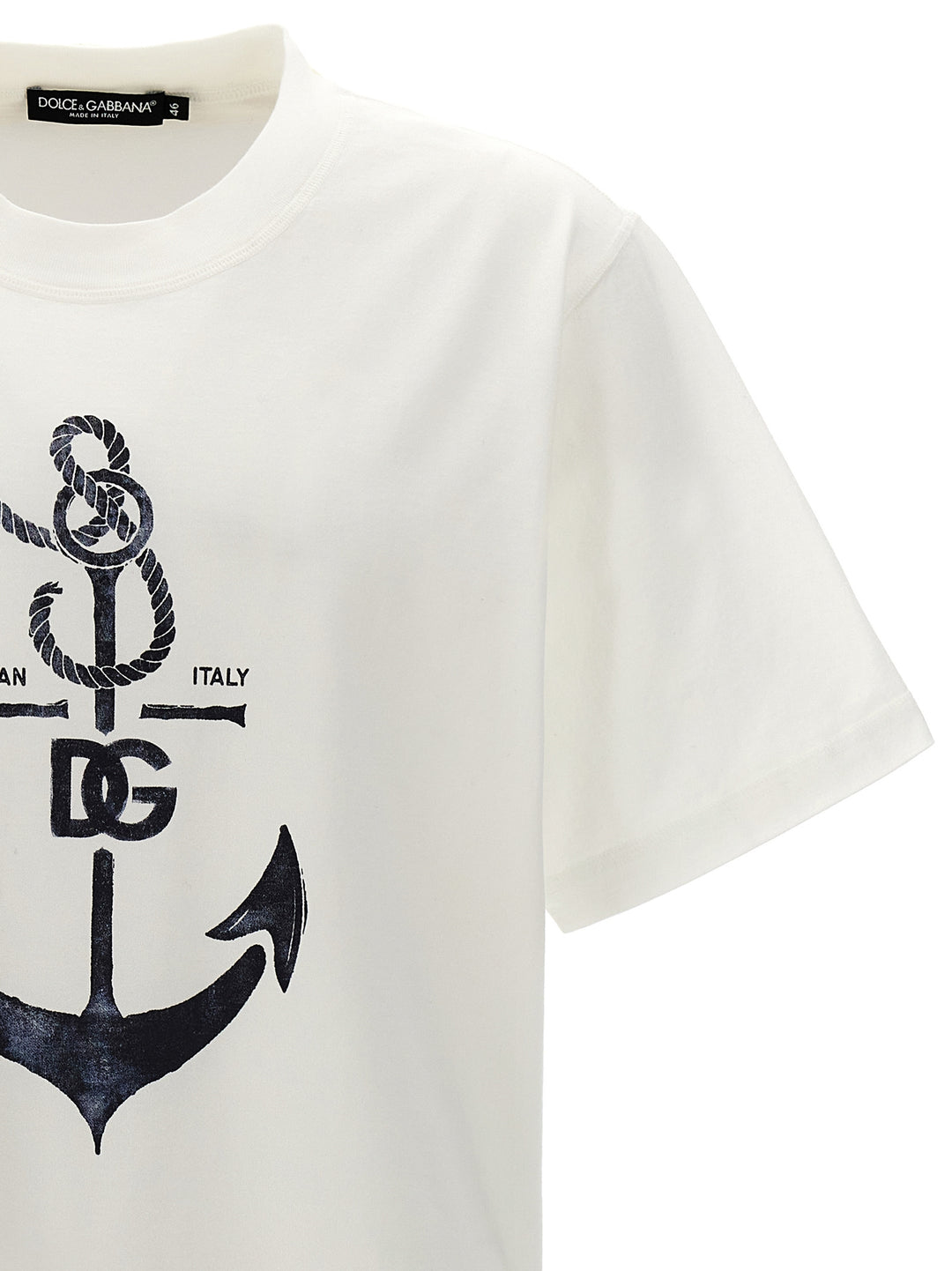 Dolce &amp; Gabbana White Cotton T-Shirt