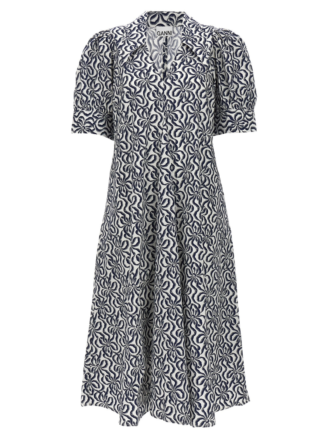 Ganni Multicolor Cotton Casual Dress